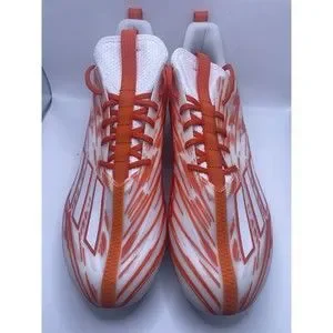 Adidas Adizero Football Cleats Orange White Creamsicle Mens Size 12.5 HO3639 Adidas Adizero Football Cleats Orange White Creamsicle Mens  main image 3